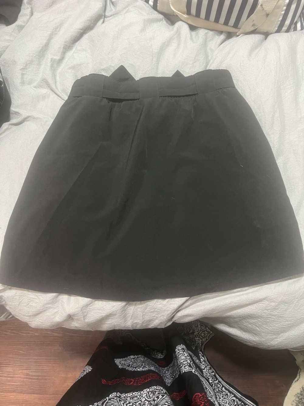 Kyodan Black A-Line Skort with pockets